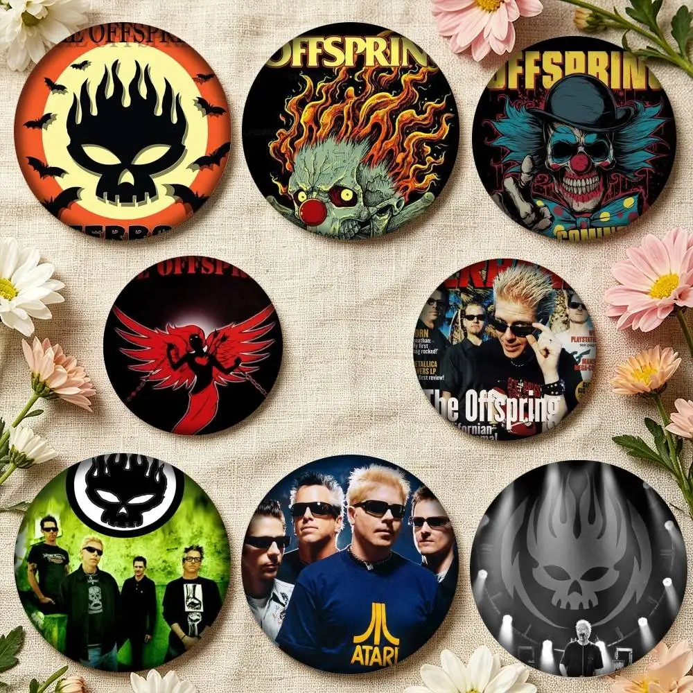 Punk Rock T-The O-Offspring Photo 25mm 32mm 44mm 58mm 75mm Brooches Badges Pins for Accessories Gift