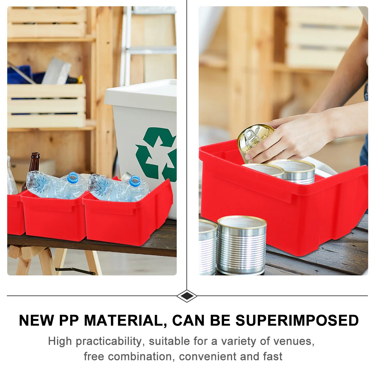 Plastic Parts Box Storage Container Component Box Mini Tool Box Home Storage Boxes Bins ganization Accessories New Material