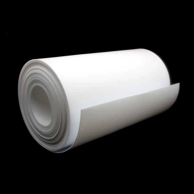 0.3mm 0.5mm 1mm thick 500x500mm White PTFE Film High Strength Temperature PTFE Sheet Thickness PTFE Sheets foil