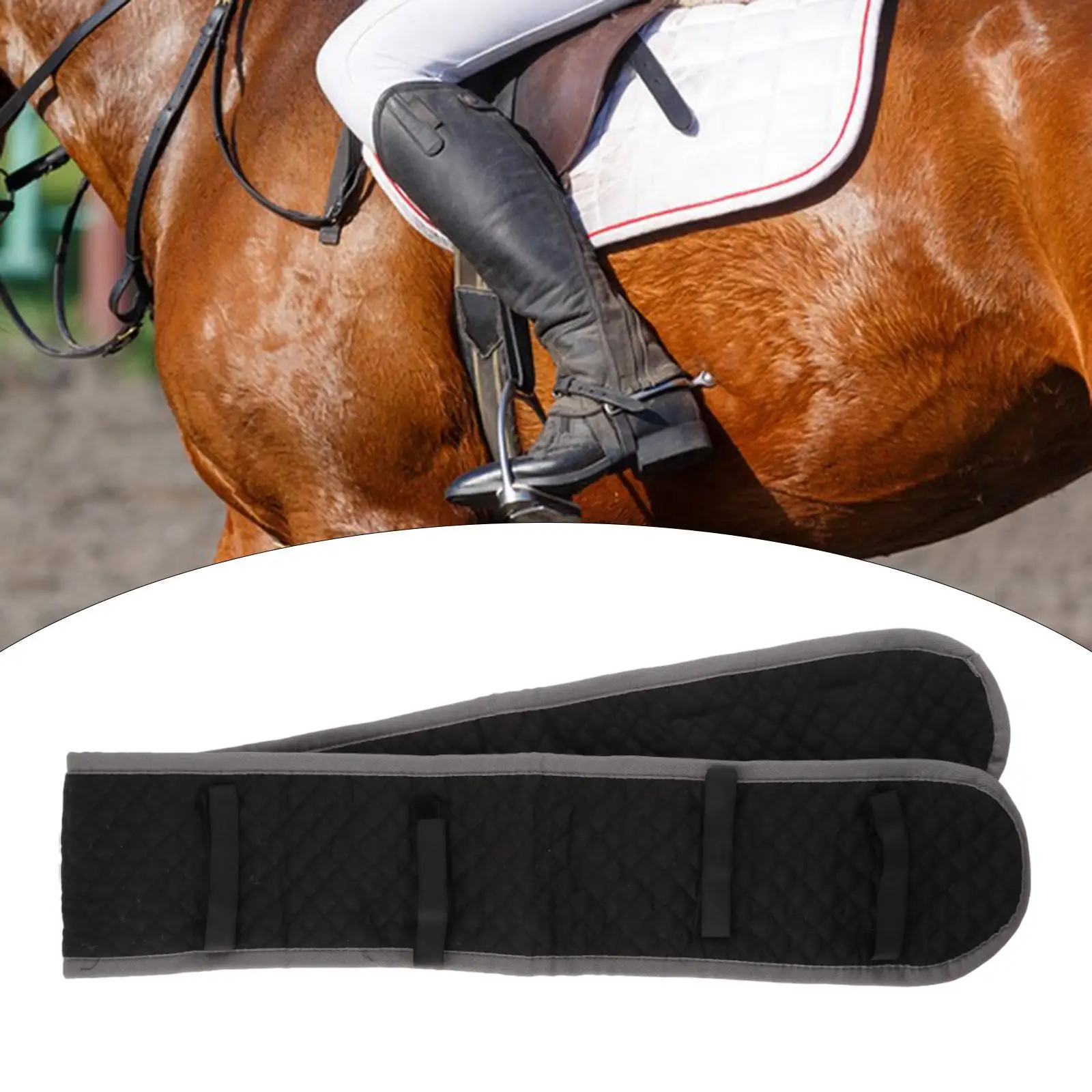 Horse Girth Outdoor Sport Non Slip Soft Professional Easy to Use Lightweight Equestrian Supplies Horse Cinch Horse Saddle Cinch