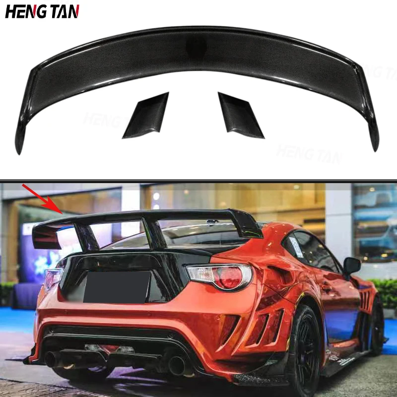 

For Toyota GT86 Subaru BRZ ZN6 ZC6 ZD6 2012-2019 Carbon Fiber Car Rear Trunk Spoiler Rear Wing Tail Wing Parts VS Style Body kit