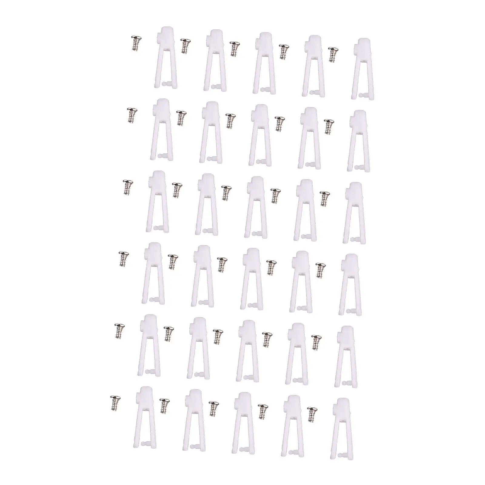 30Pcs Clevis and Screws Kits Airplane Easy Installation for Rudder Angles