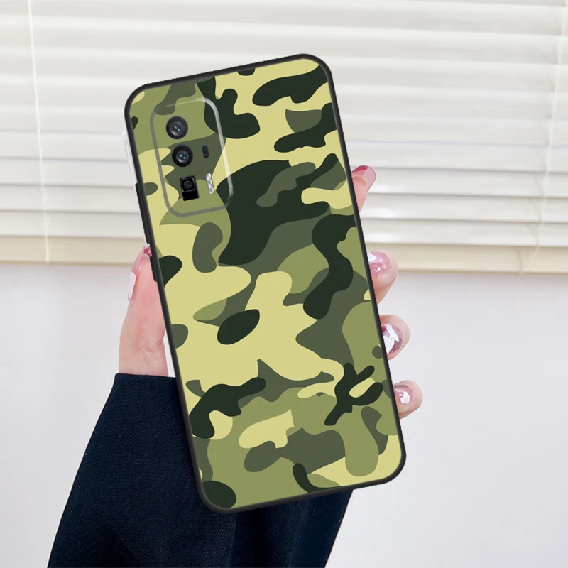 Capa de camuflagem para Xiaomi POCO, Capa Militar, Exército, Pro, X5, Pro, X3, F5, M6, M5s, X4, GT, F3, F4, 12X, 13 Ultra, 11T, 12T, pro 12