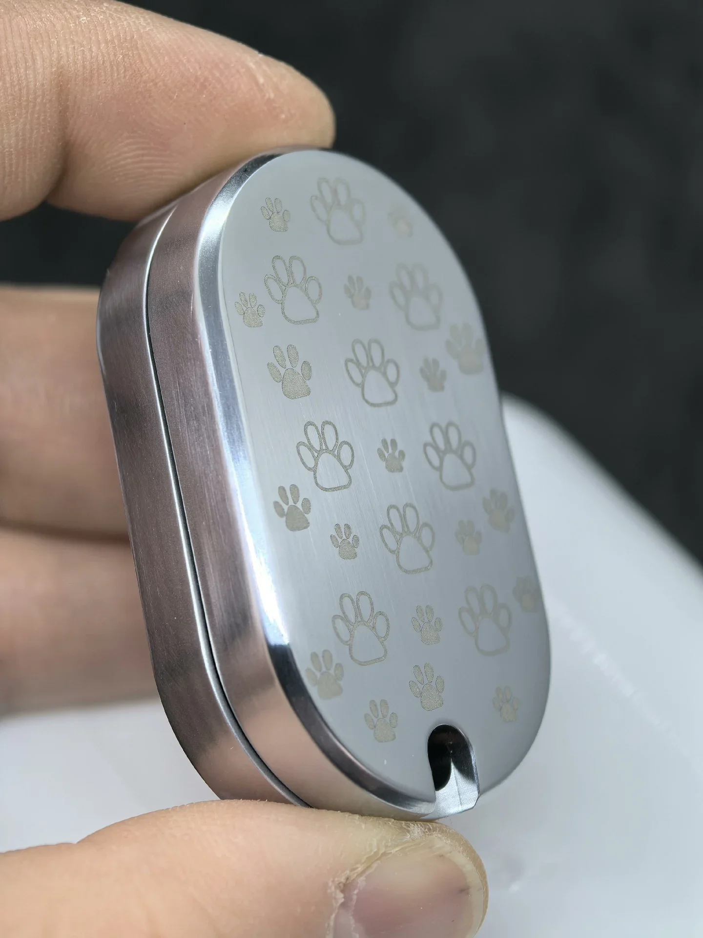 Greedy Cat Rhythm Stainless Steel Rhythm EDC Push Plate