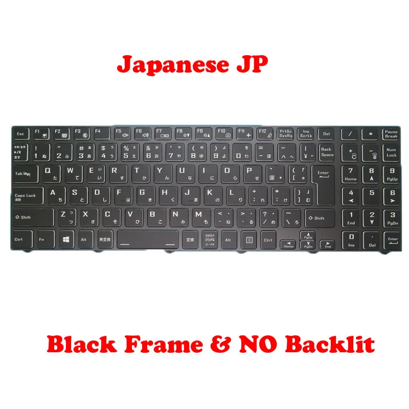 Teclado portátil sem retroiluminação, para gigabyte a5, x1, a5, k1, a7, x1, a7, k1, estados unidos, alemão, gr, moldura preta