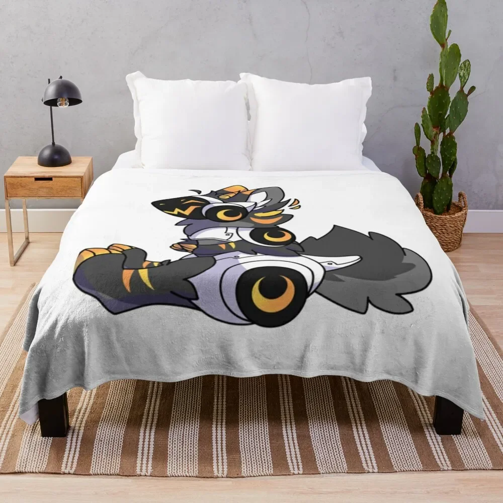 

Lemondrop the Protogen Throw Blanket Soft Sherpa Fleece Warm Blanket for Winter