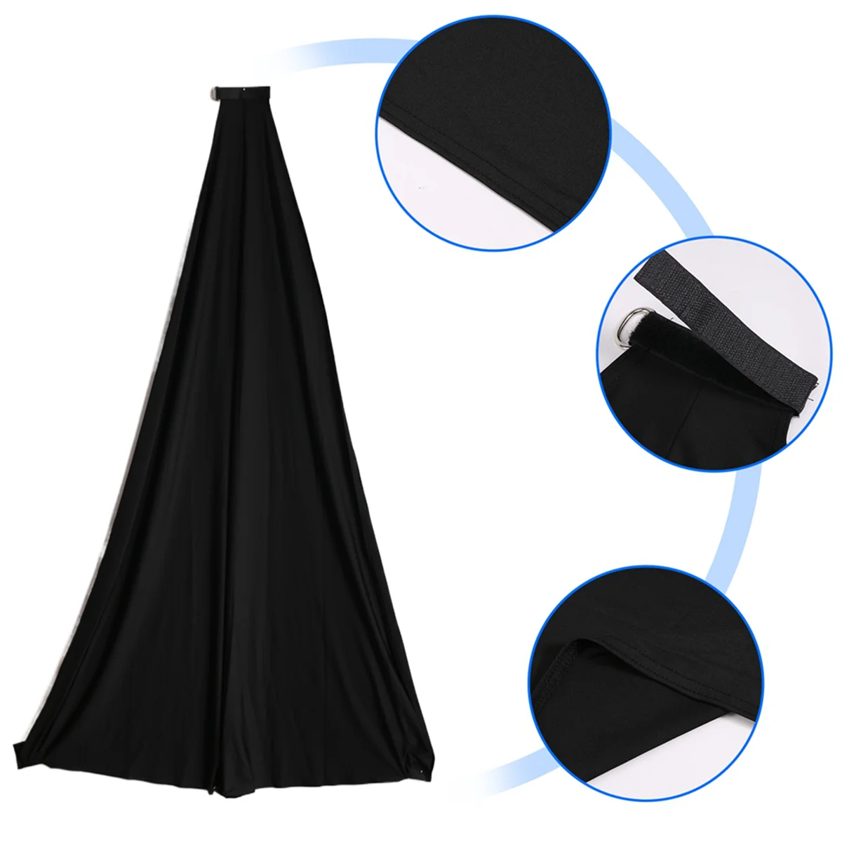 B03B-Universal Dj Light Speaker Stand Skirt Tripod Scrim Cover with Stretchable Polyester Material, 2 Pcs