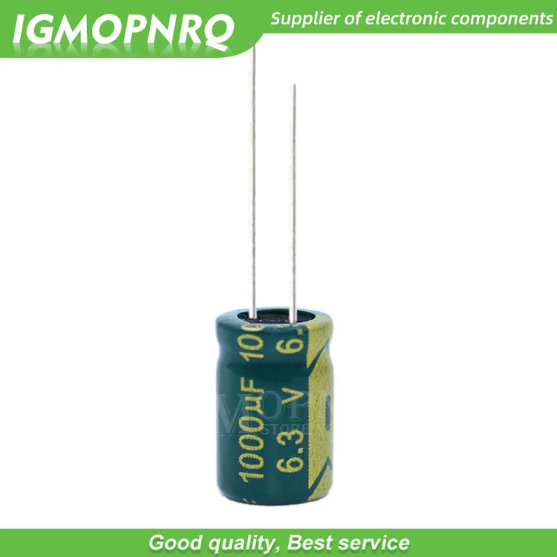 20PCS 6.3V1000UF 8*12mm igmopnrq Aluminum electrolytic capacitor high frequent low impedance 8x12mm