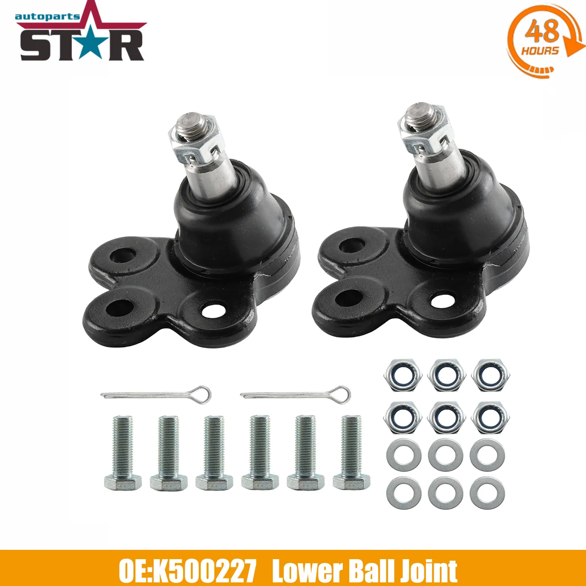 2PCS Rótula de suspensión delantera inferior K500227 1003024 2772023 para Chevrolet Equinox 2010-2017 para GMC Terrain 2010-2017