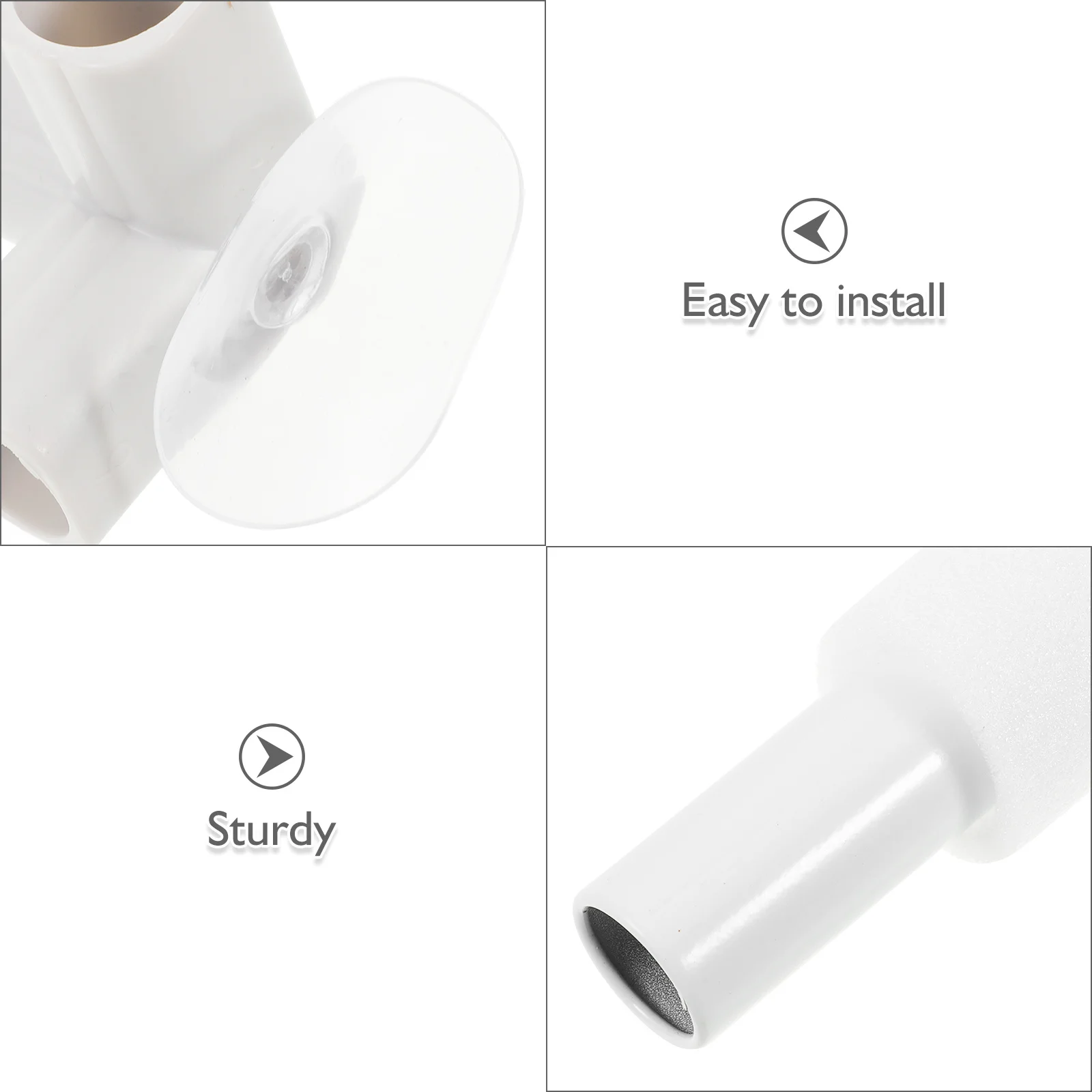 1 set 1 set parti di ricambio per box per bambini tubo ferroviario di sicurezza per bambini con aste in acciaio inossidabile avvolte in spugna per portatile stabile