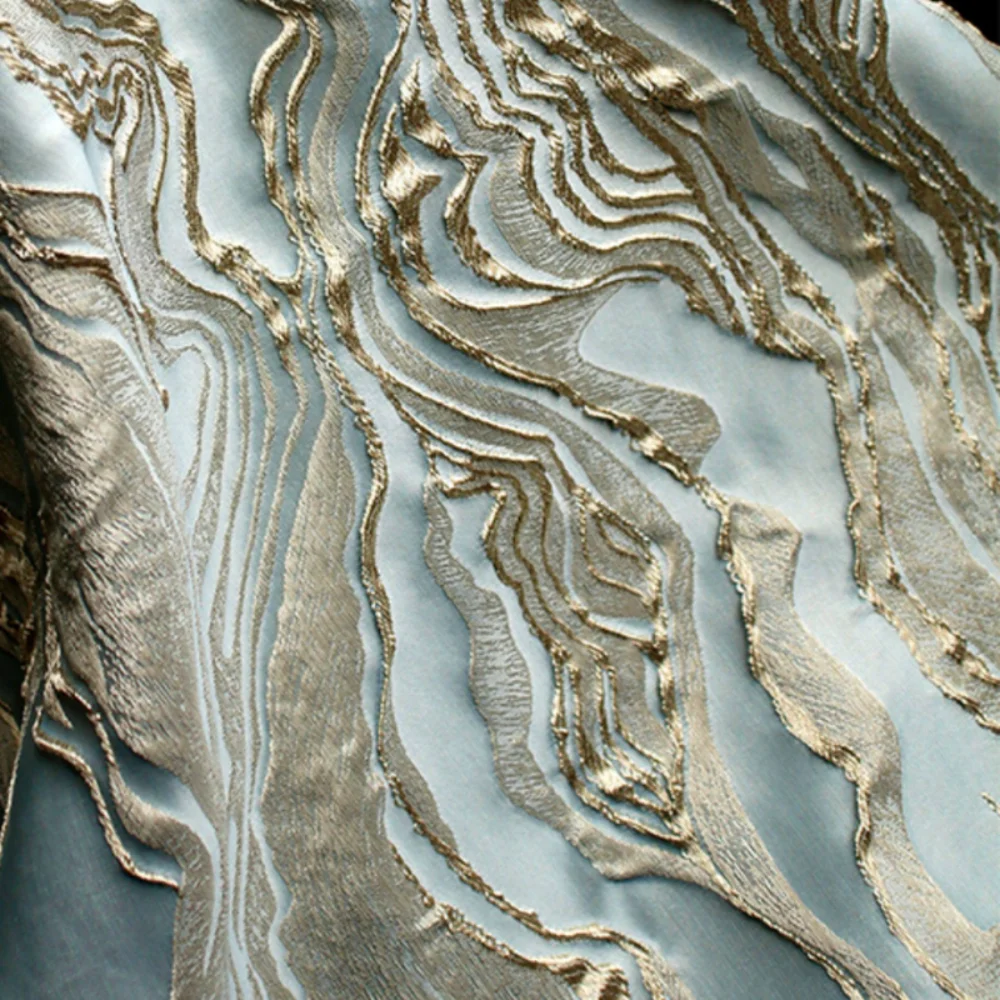 

Жаккардовая ткань в стиле ретро для творчества, дизайнерская ткань оптом для пошива одежды, материал для рукоделия на метры