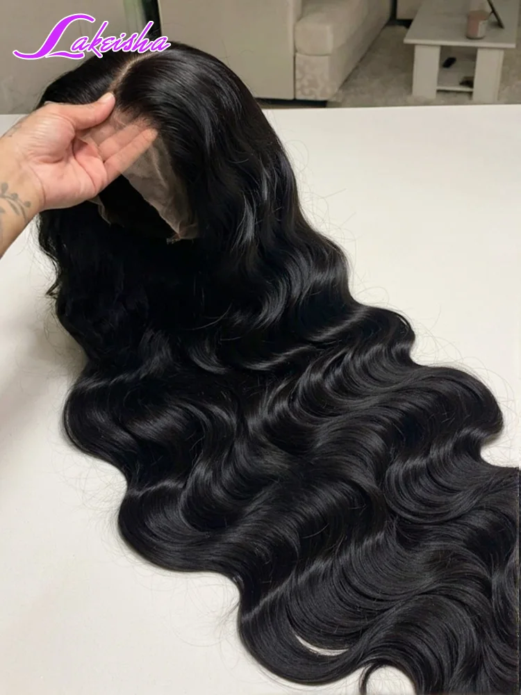 

Парик из натуральных волос Body Wave, 250% плотность, 30-40 дюймов, бразильский, 13x4 HD, без клея, с фронтальной частью 13x6 HD, для женщин
