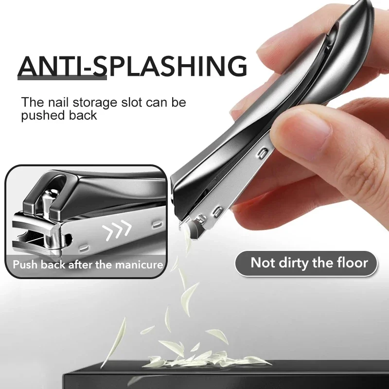 

1 Pcs High Quality Stainless Steel Nail Clippers Sharp Curved Blades Toenail Finger Manicure Tool For Home Use wholesale
