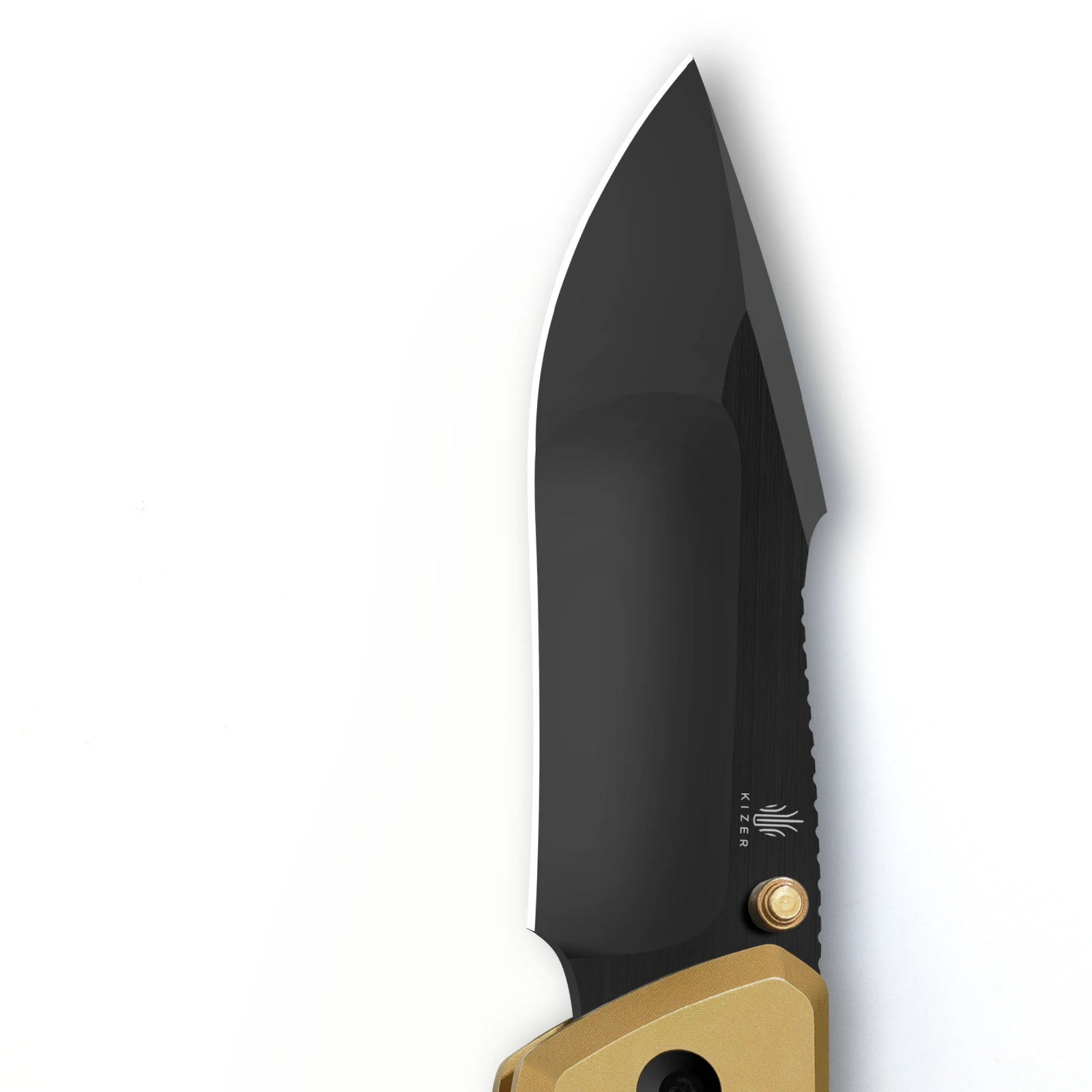 Kizer سكين للفرد Staffi Ki3695A1/Ki3695A2 Bulli Ki3695A3/Ki3695A4 مقبض تيتانيوم مع S45VN شفرة فولاذية سكاكين الجيب 2025