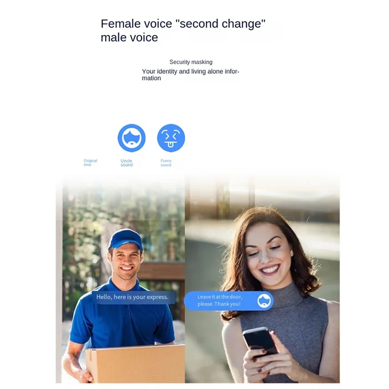 FFYY-Tuya Campainha de vídeo sem fio WIFI HD Campainha de telefone externo Suporte para câmera de segurança Vídeo porteiro