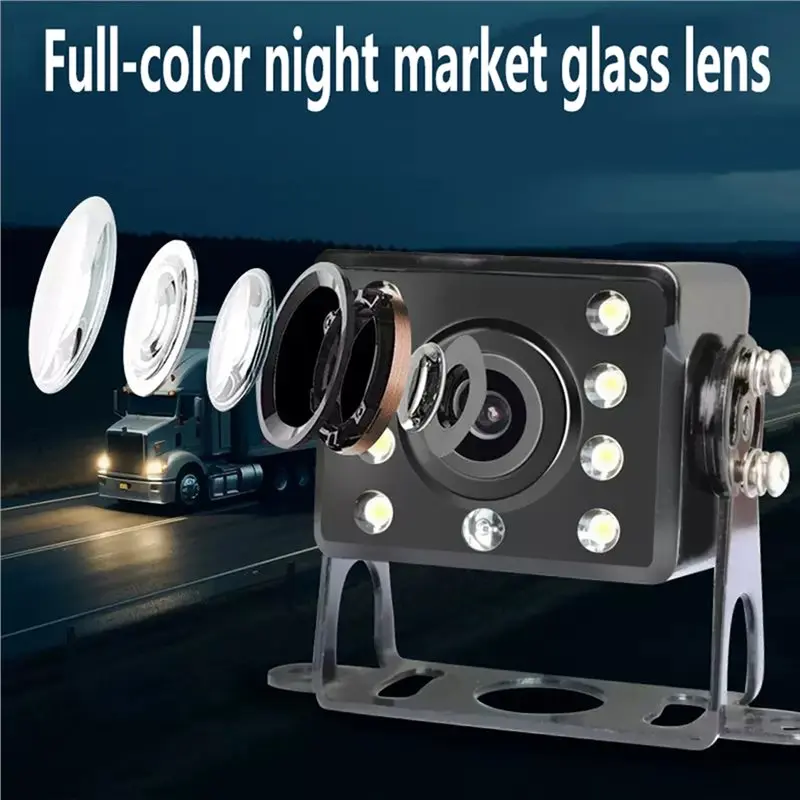 B24B High-Definition 720Pcar Night Vision Display CVBS Car Reversing Camera Full Color Car Night Vision Waterproof AV