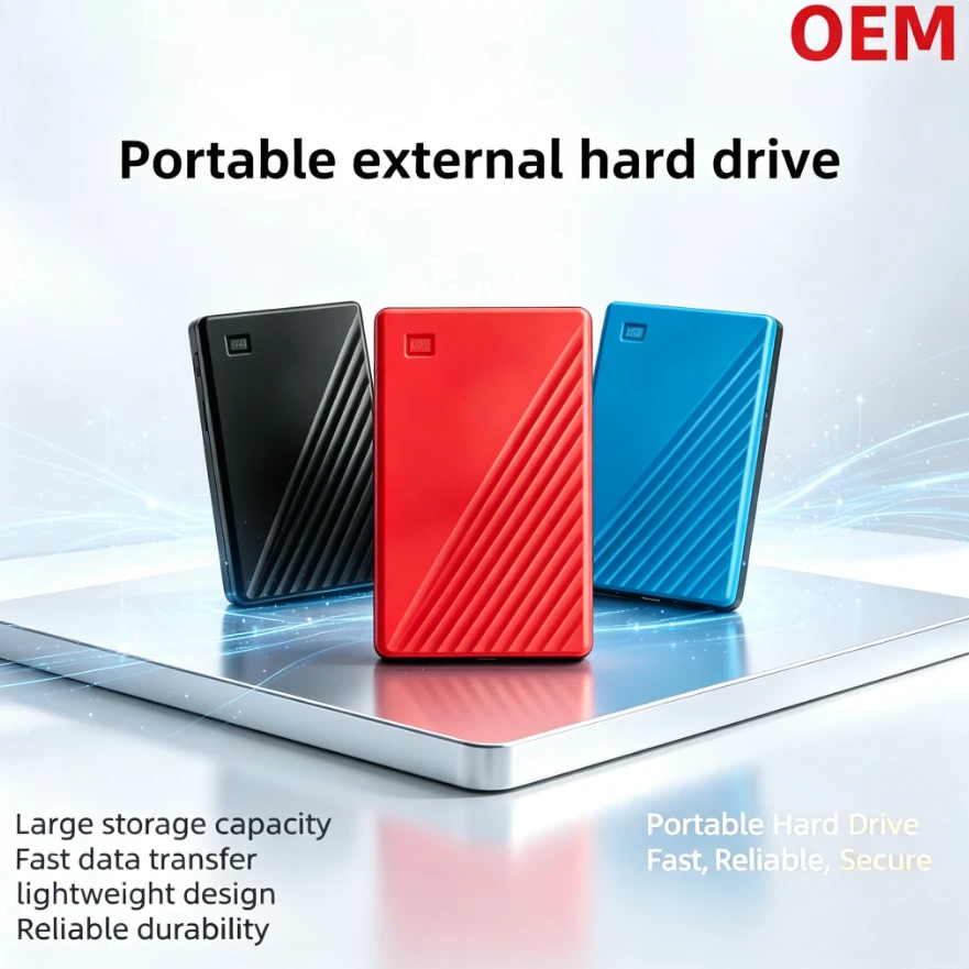 OEM WD-01 Portable External HDD USB3.0 Encrypted High Speed 1TB Storage Drive For Laptop Desktop PC Mac File Backup