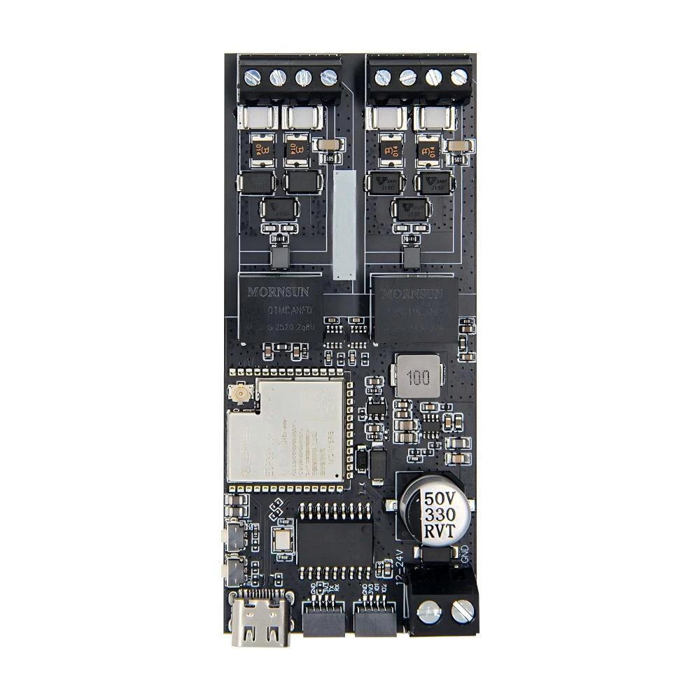 ESP32-S3 Dual CAN FD Development Board MCP2518FD Controller CAN V2.0B 5Mbps 2.4G Wi-Fi BLE5 16MB Flash Industrial CAN Bus Module