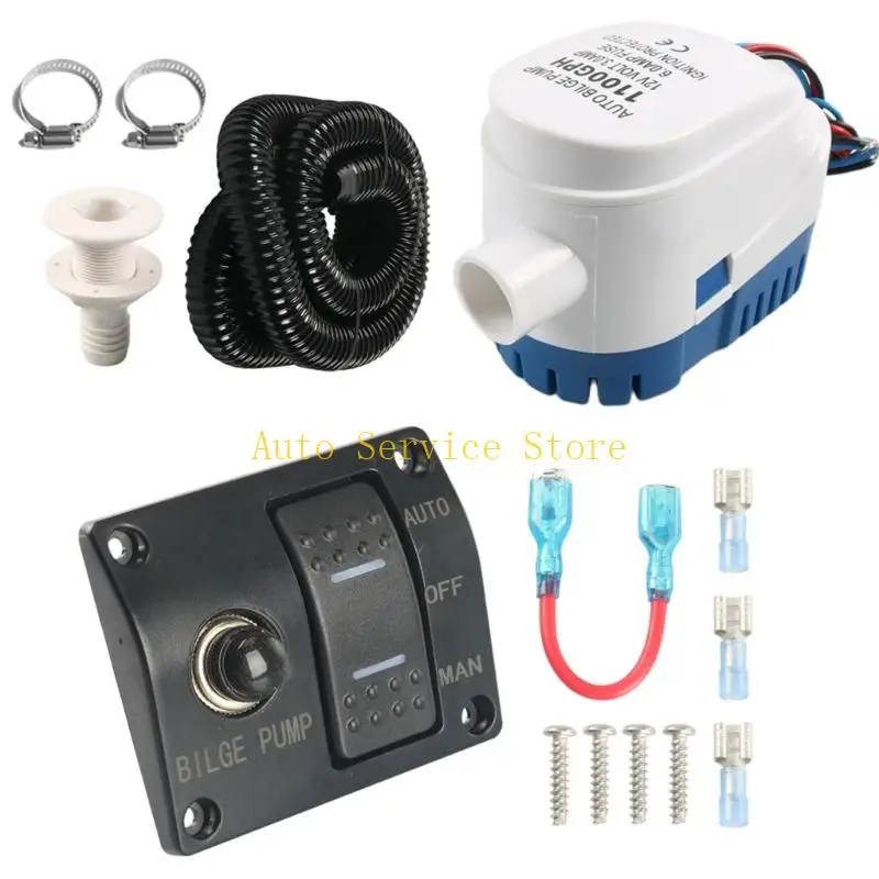 

462A Easy Install Boat Bilge 750GPH 1100GPH Two Level Automatic Drainage System Water