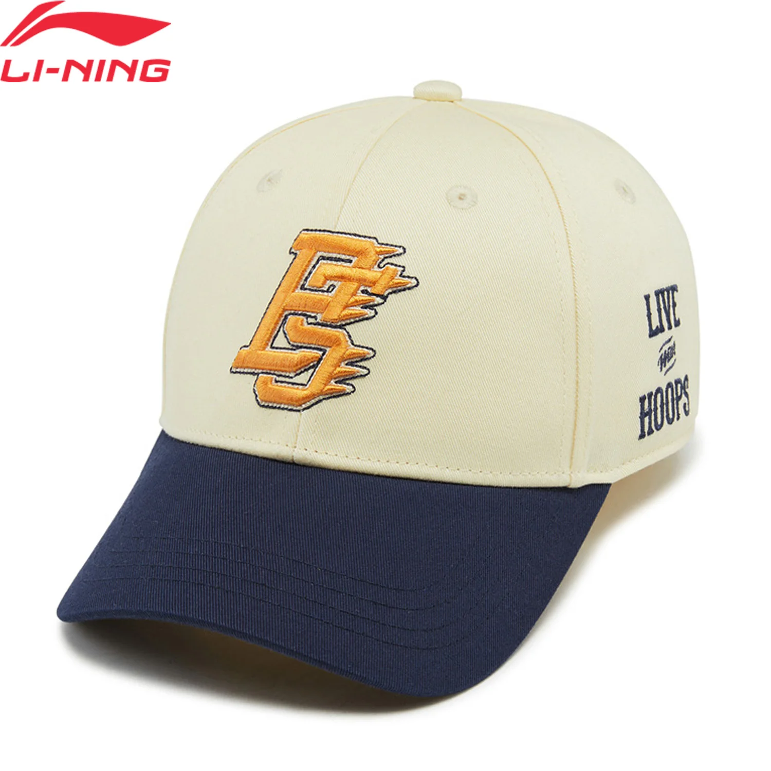 

Li-Ning Unisex BADFIVE Baseball Caps Adjustable Breathable Fashionable LiNing Men Women Casual Hats AMYW059