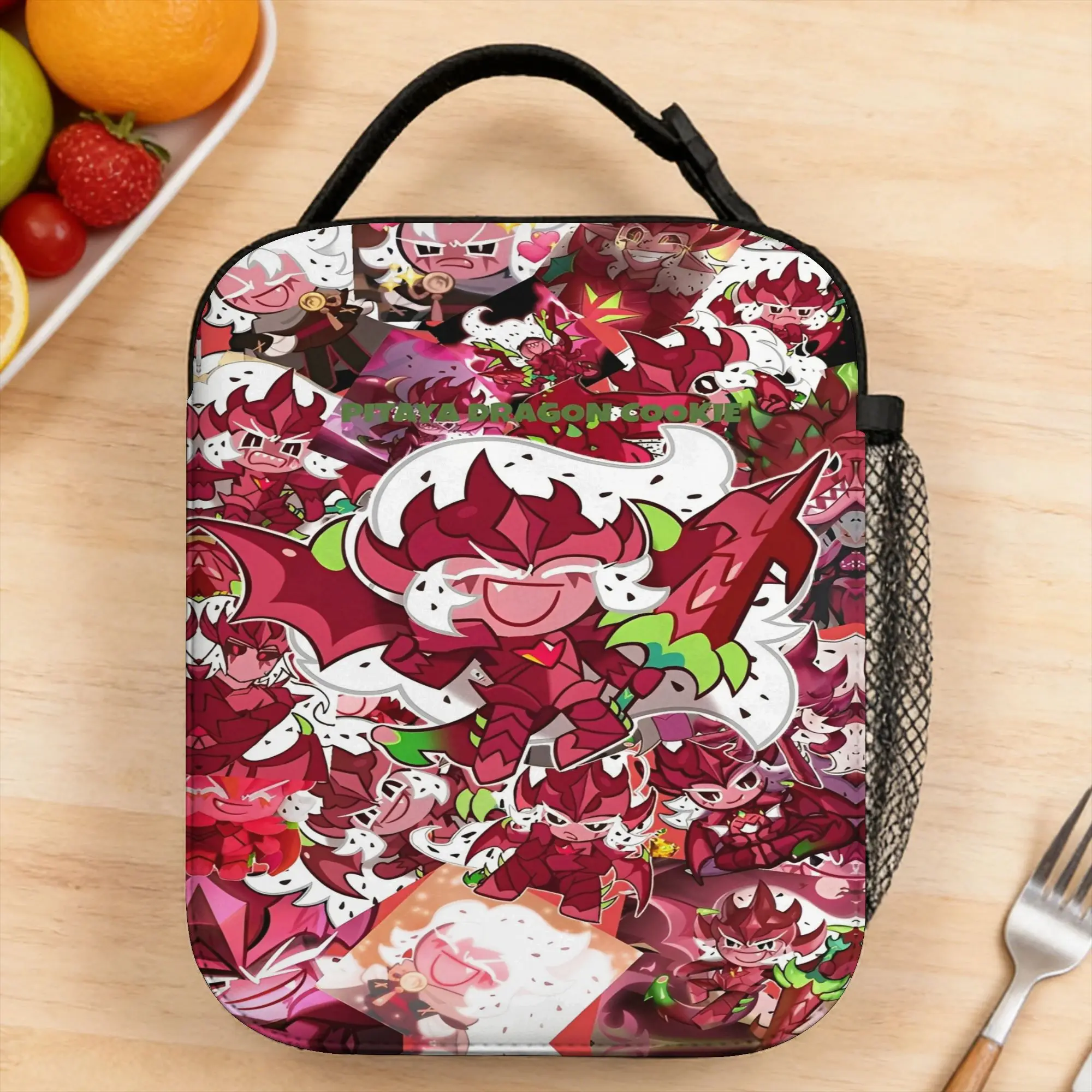 Cookie Run Kingdom Lunch Bag  Travel Lunch Box For Women  Casual Print Thermal Lunch Bags Oxford Portable Cooler Bag