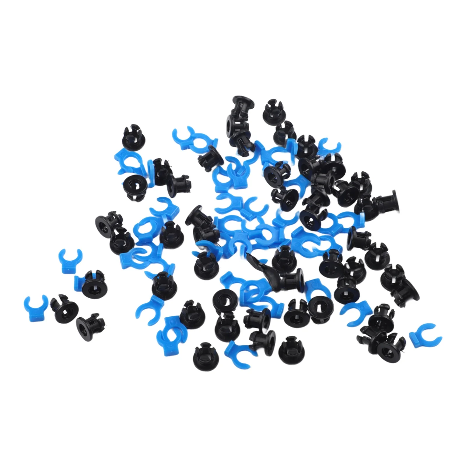 4MM PTFE Tube Clip Embedded Clamp Coupling For 3D Printer Extruder Hot End Connector Blue Black ABS Fixture Accessories