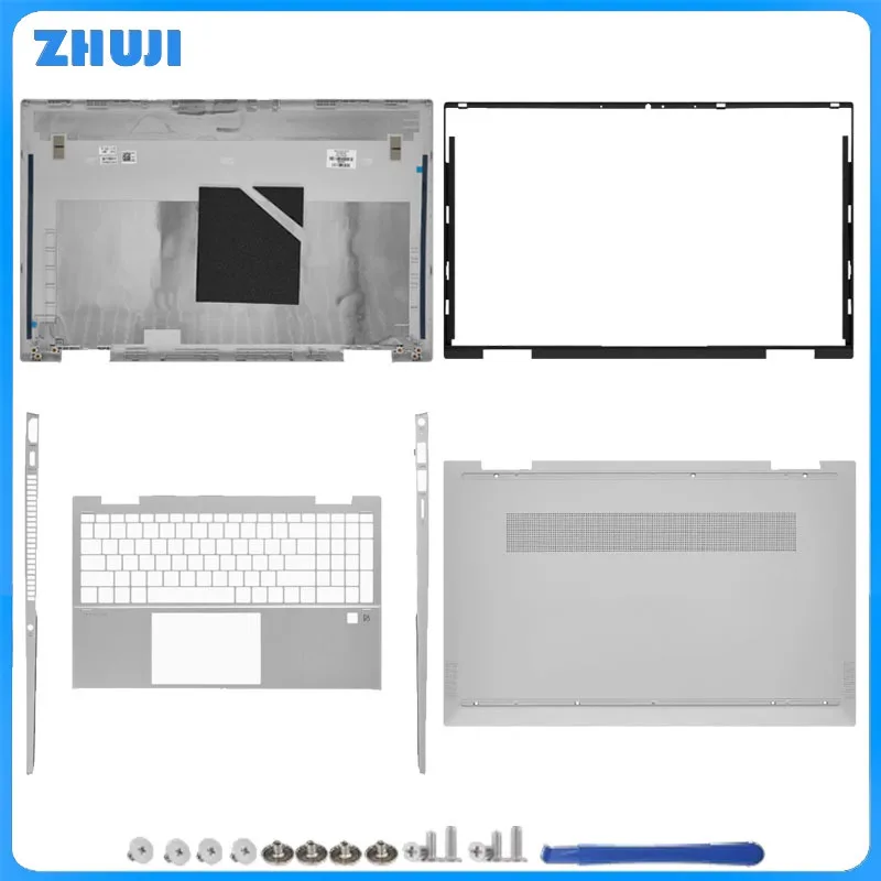 

New Laptop Case For Pavilion X360 15-ER TPN-W147 LCD Back Cover Front Bezel Palmrest Upper Top Cover Bottom Case M45108-001