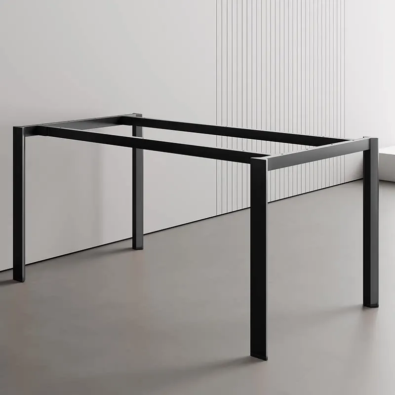 

Industrial Iron Table Legs Dining Office Conference Desk Metal Base Modern Workstation Support Minimalist Table Replacement Feet