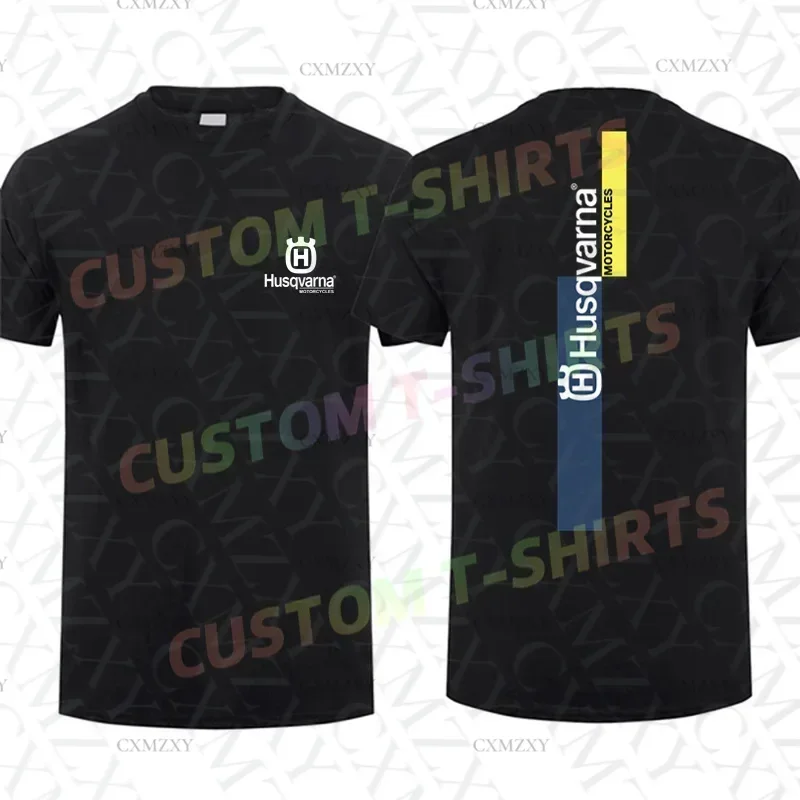 

2026 Men T Shirt Casual H-Husqvarnas Factory Racing Motocross T-shirt Graphic Summer Short Sleeves 100% Cotton S-3XL Cool Tee