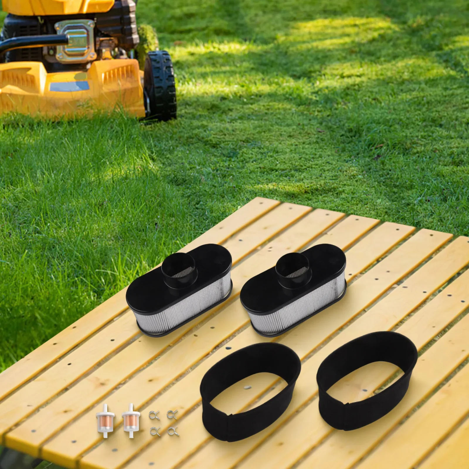 

Lawn Care As Shown Lawn Mower Parts Complete Air Filter Set Air Filter Replacement Filters Easy Installation Components