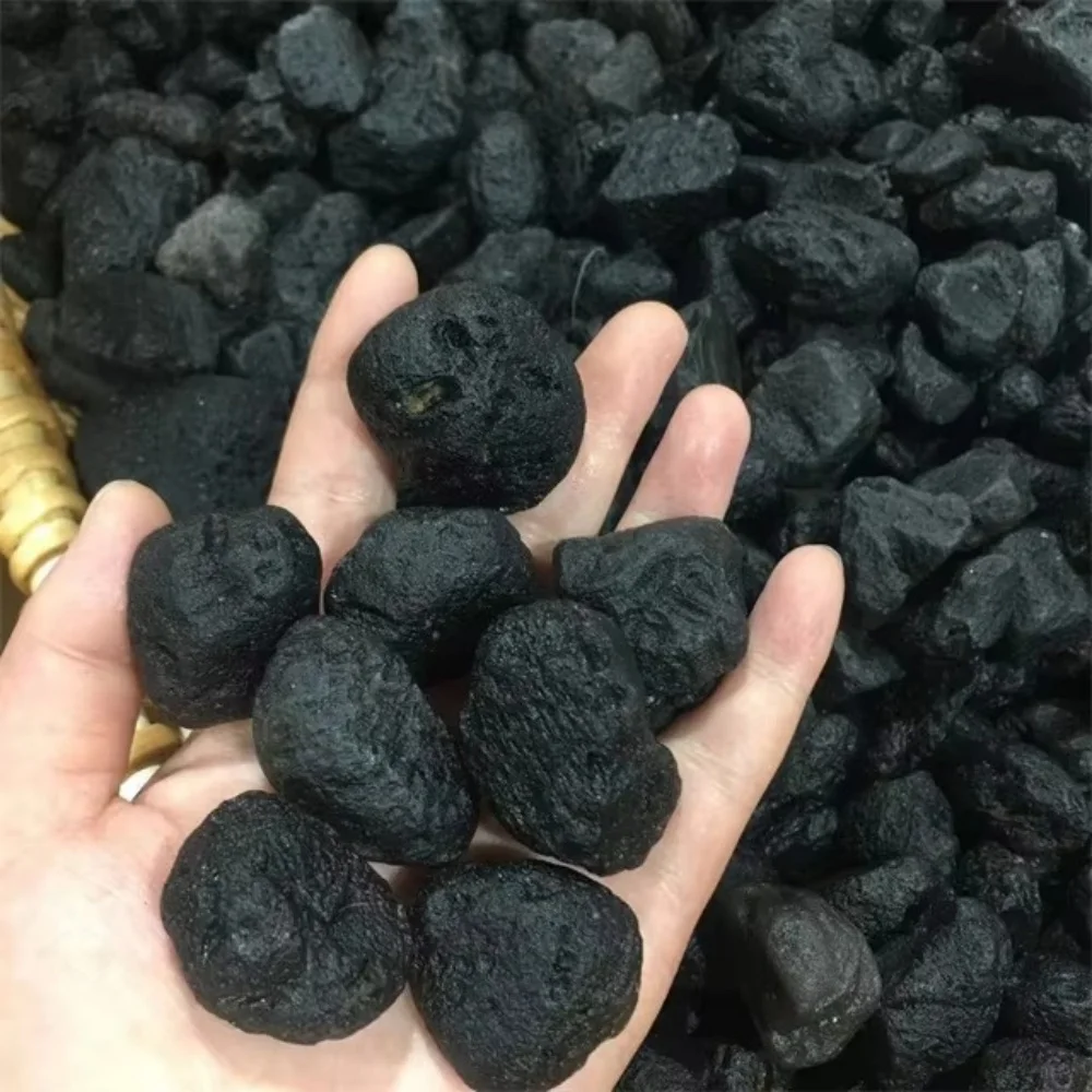 Natural Black Tektite Meteorite Rough stone Crystal Specimen Healing Crystal for Protection & Energy Rare Collectible Gemstone view 6