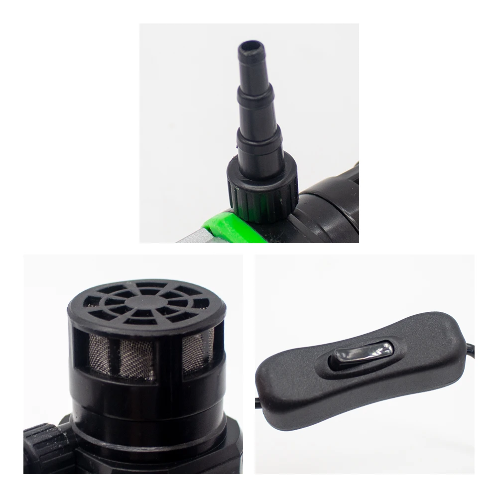 220V Tauch pumpe 60W tragbare Micro Mini kleine Wasserpumpe für Filter Fischteich Aquarium Tank Brunnen DC 12V
