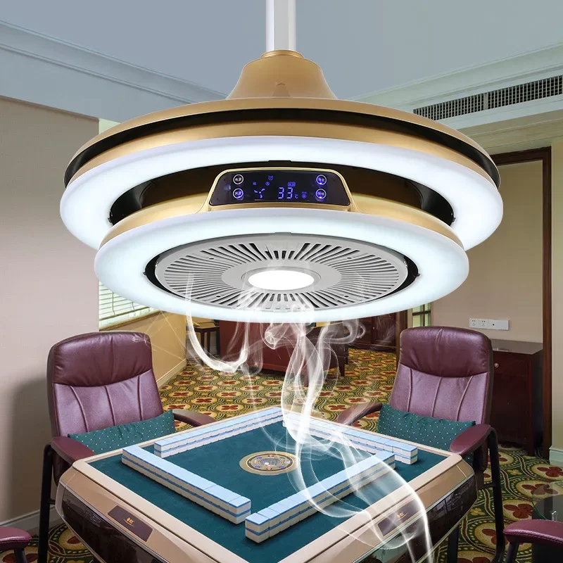 Chess and card room air purification lamp household bedroom purification lamp mahjong machine smoking lamp telescopic