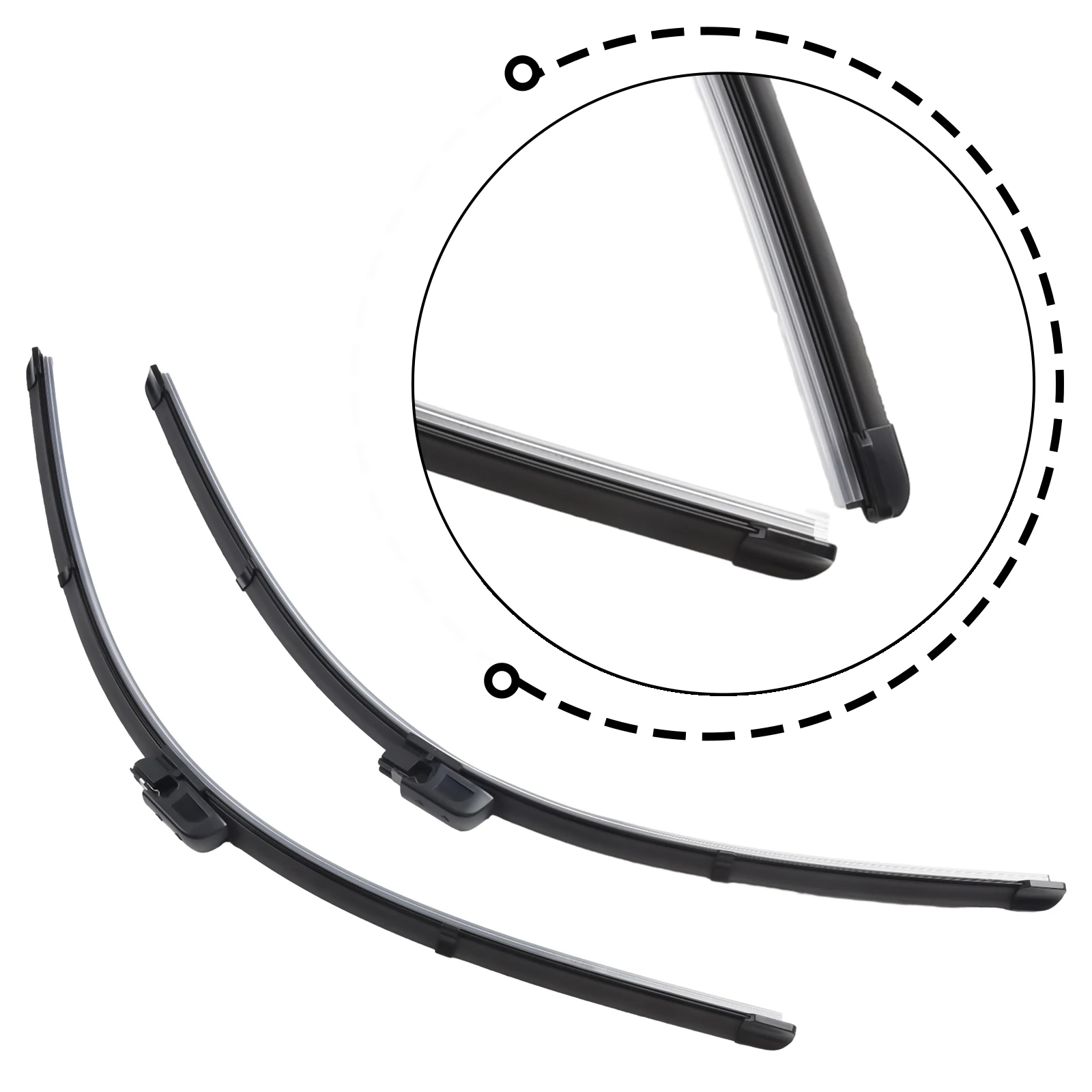 

Black 3W1955425D Gtc & Flying Spur Models From (2004 - 2018 Windshield Wiper Blade Set Hote Sale Professional 2pcs