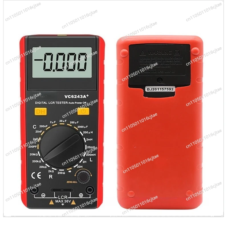 For VC6243A + Digital Inductor Capacitance Meter, Inductor Capacitance Resistance Measurement LCR Tester Others