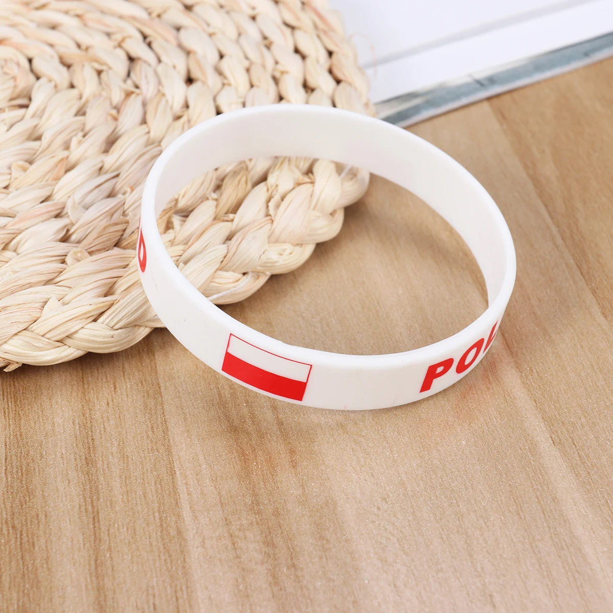 

6 Pcs Silicone Bracelet Country Wrist Bands Wristbands Flag Tennis Athletic Basketball