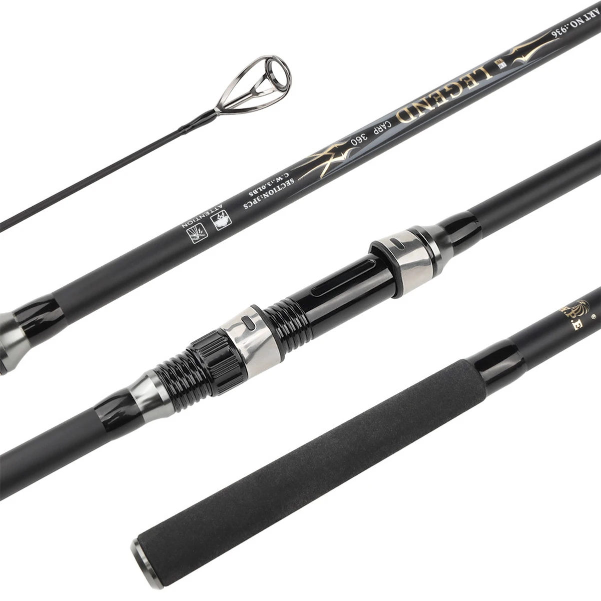 

Carbon Power Carp Fishing Fod Cross Carbon Cloth 3.6 / 3.9 3.5lbs Casting Rod