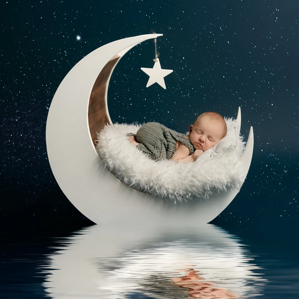 Newborn Photography Props Blanket Soft Wrap Infant Photoshoot Background Studio Baby Portrait Background Accessories
