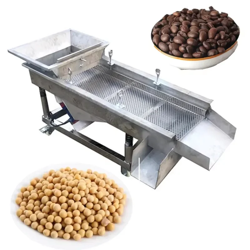 for Multi-layer Outlet Vibrating Screen Sorting Machine Double-layer Sieve Linear Screening Machine Coffee Bean Classifier
