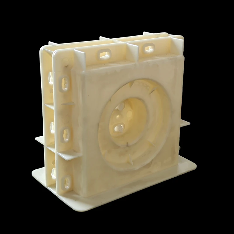 Double Sided Cement Hollow Brick Mold 20X20X10Cm Abs Three Piece Composite Mold Wall Brick Decorative Wall Hollow Porous