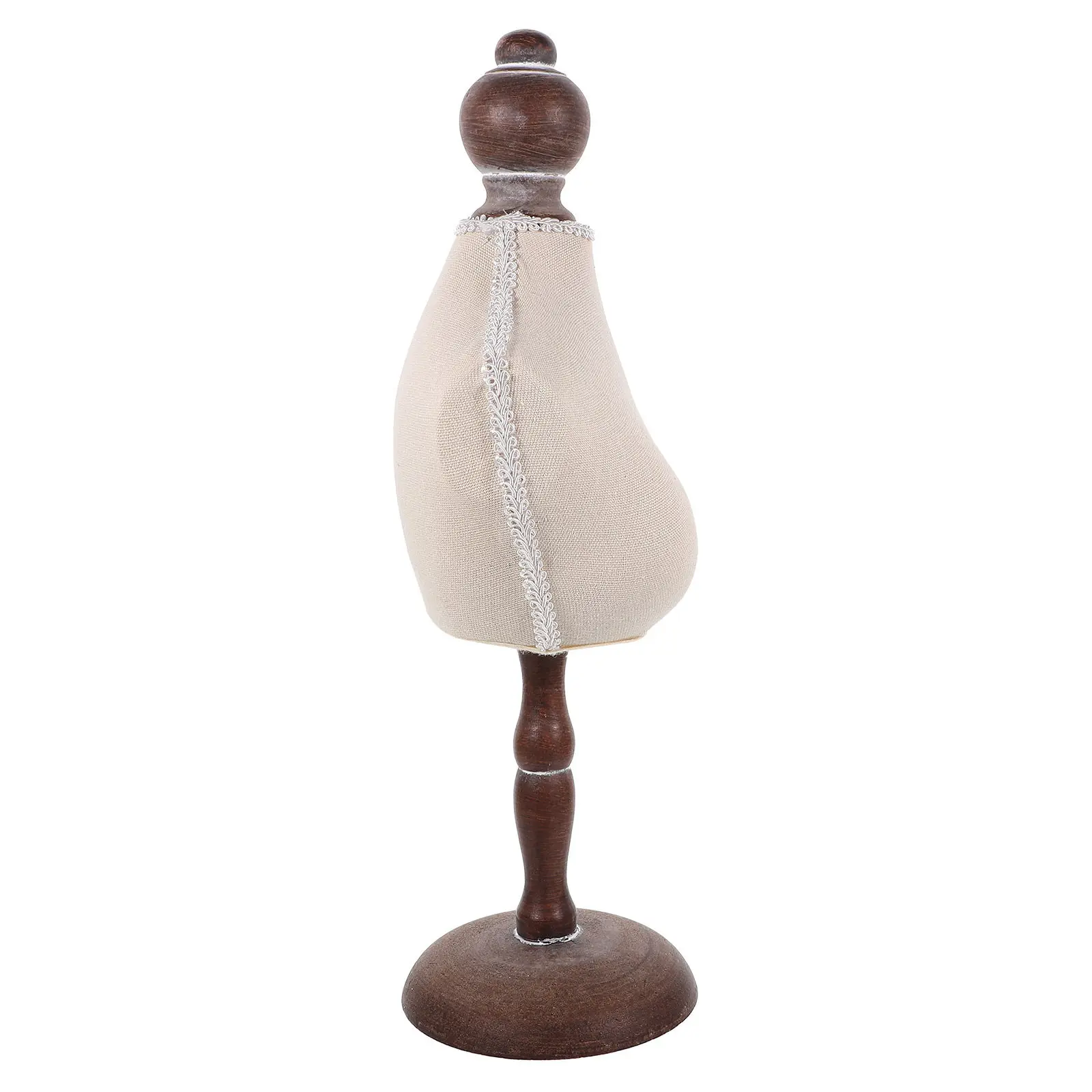 

Vintage Necklace Mannequin Pendant Choker Display Bust Stand Elegant Jewelry Organizer for Store Trade Show Showcase