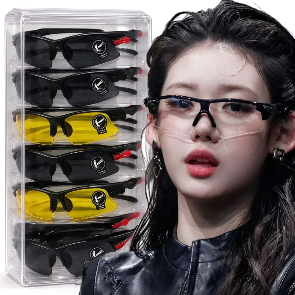 4pcs Polarized Sports Sunglasses for Outdoor Fishing, Travel, Running, Driving - High-Quality Photochromic Lens Anti-Glare