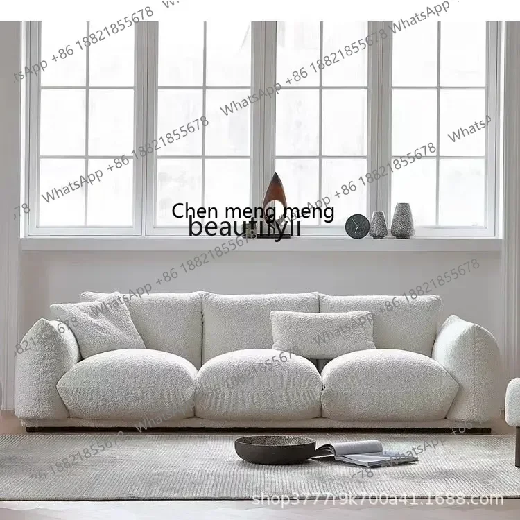 

cn8617 ss new Three-Seat Small Apartment Living Room Bread Sofa ss 8617