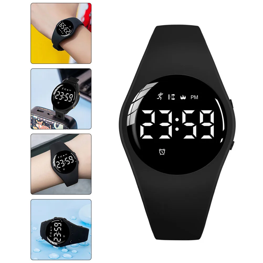 Smartwatch for with Vibrating Alarm Display Waterproof Functionality Lightweight Plastic Case Comfortable Fit