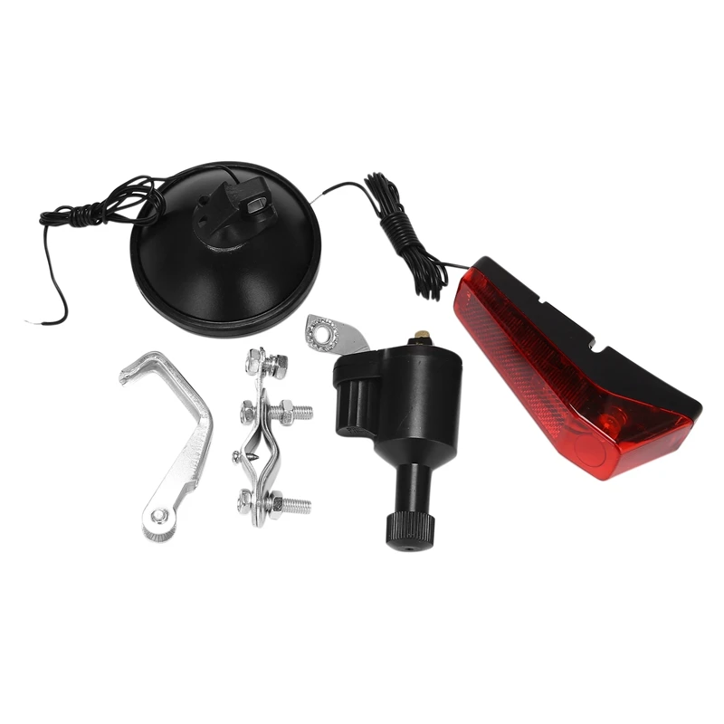 

Головной светильник онарь с генератором трения для велосипеда, с аксессуарами