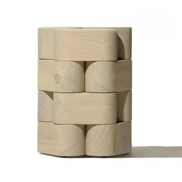 

N Современный минималистичный креативный сосновый край в скандинавском стиле с несколькими углами прикроватная тумбочка из цельного дерева