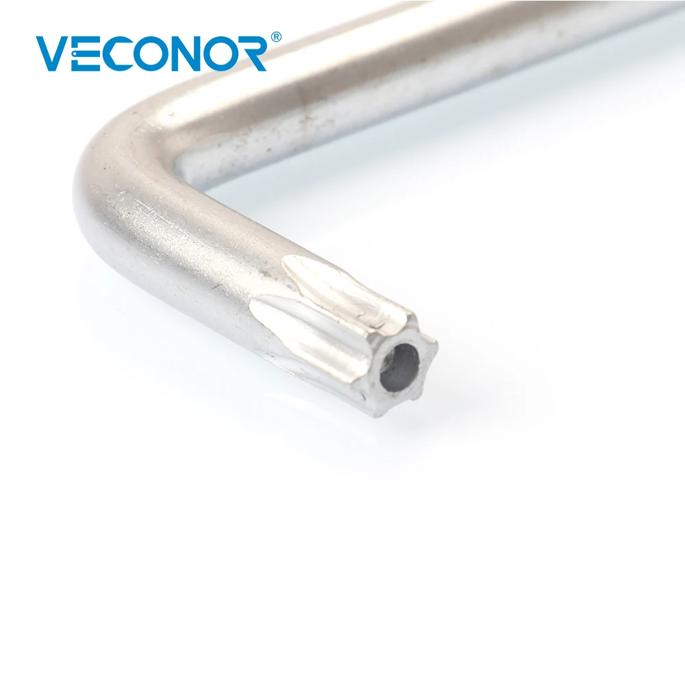 Veconor Durable Metric Torx Chrome Vanadium Key Star Wrench Hand Tools Screwdriver T10 T15 T20 T25 T27 T30 T40 T45 T50