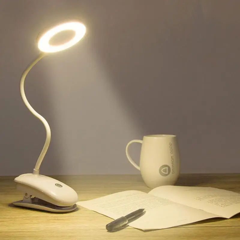 Energooszczędna lampa do czytania z akumulatorem, wszechstronna innowacyjna lampa biurkowa do ochrony oczu, bezprzewodowa lampa przenośne biurko Led Usb