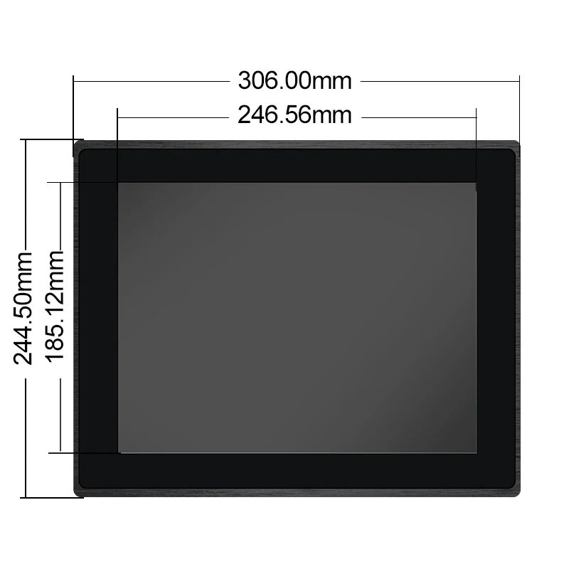 12 بوصة الصناعية X86 الجيل 4 I3 الكل في واحد PC بالسعة لمس SSD Wind OS الكل في واحد لوحة الكمبيوتر #4