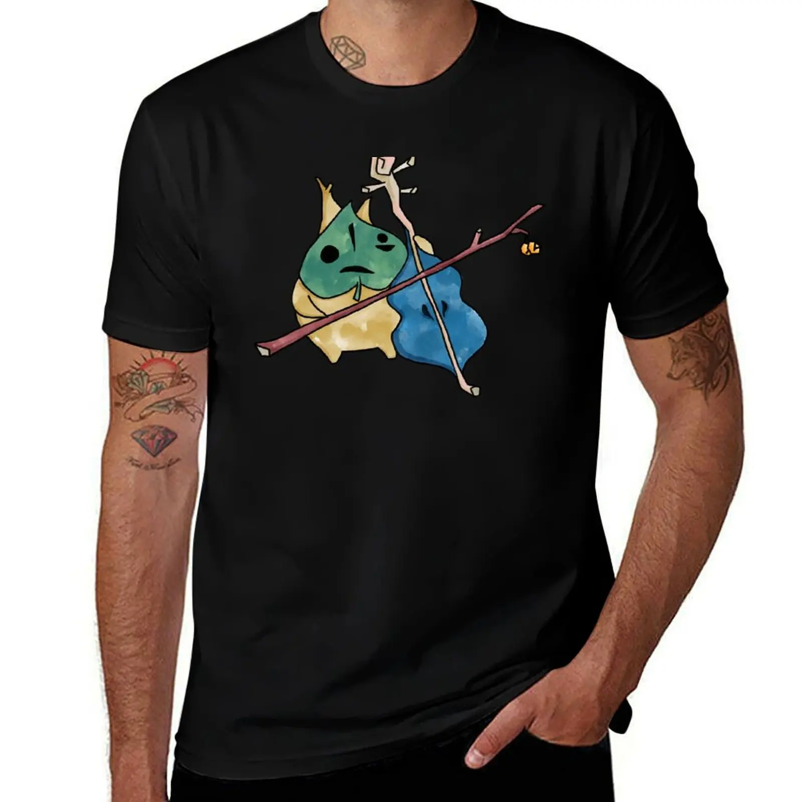 

Watercolor Windwaker - Makar T-Shirt tops funny meme t-shirts customizeds anime shirts graphic tee men